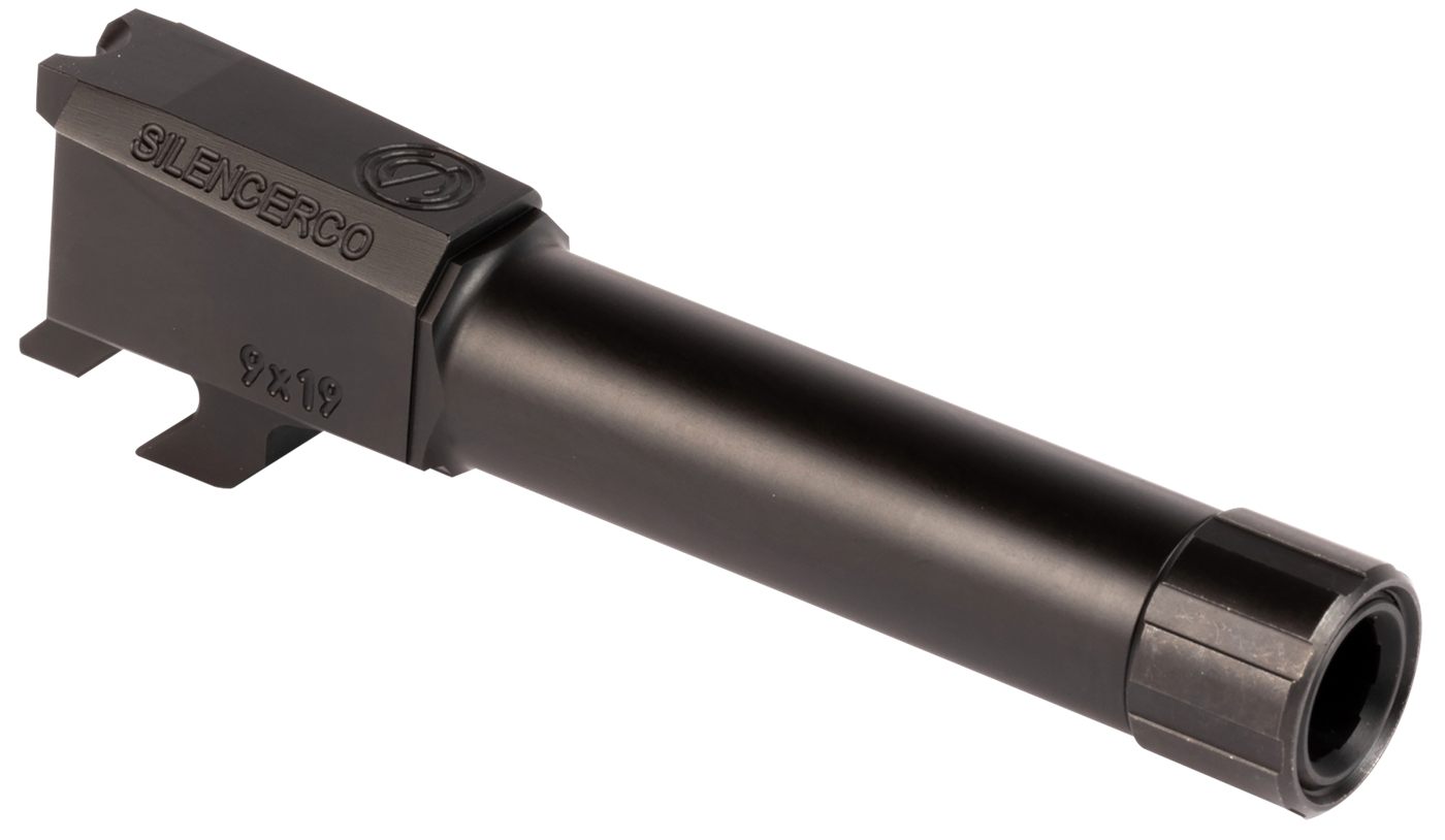 Silencerco AC2290 S W 9mm Luger 3.50in Threaded Black Nitride Stainless Ste