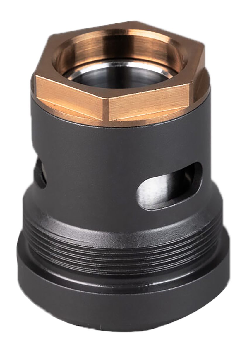 Silencerco AC2448 3-Lug Mount 45 ACP Black Steel