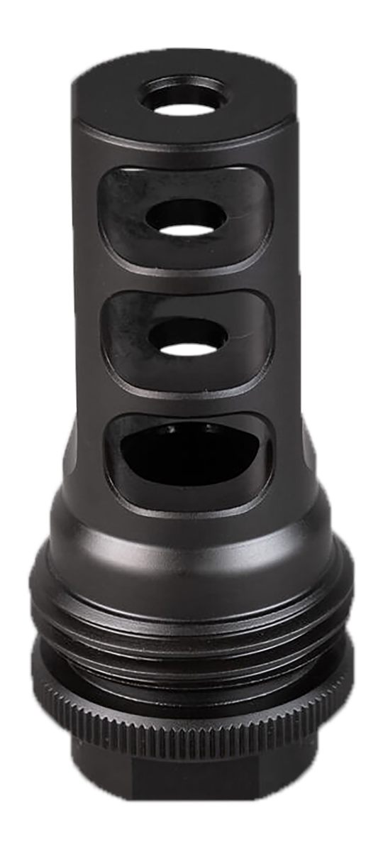 SilencerCo AC4766 ASR Muzzle Brake Black Nitride 9/16x24 RH Threads 9mm