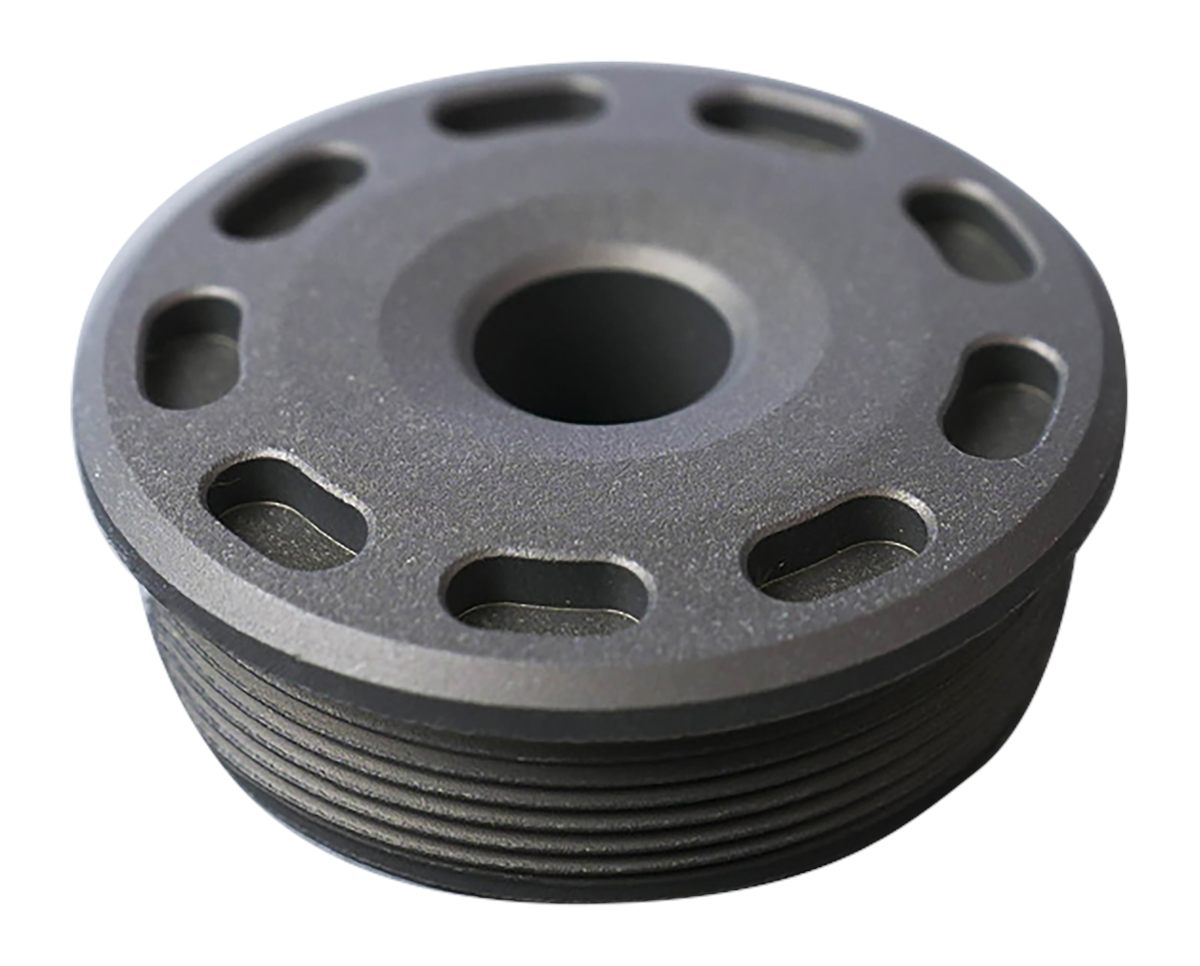 SilencerCo AC5390 Bravo Front Cap 30 Cal Fits Titanium Matte Black