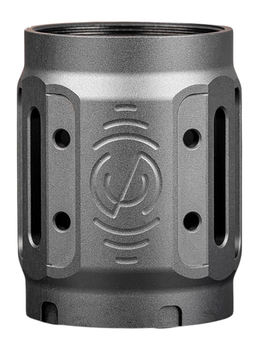 SilencerCo AC5449 Bravo Maad Brake 2.0 Black Anodized Aluminum 2.11in OAL 1