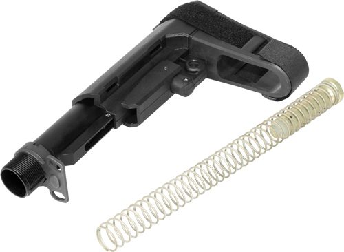 CMMG 55CA9F7 RipBrace Kit 6 Position Black Synthetic with Fastback P3 Techn view 2