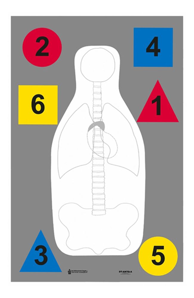 Action Target DTANTQA100 Training Multi-Purpose Silhouette Paper Hanging 23