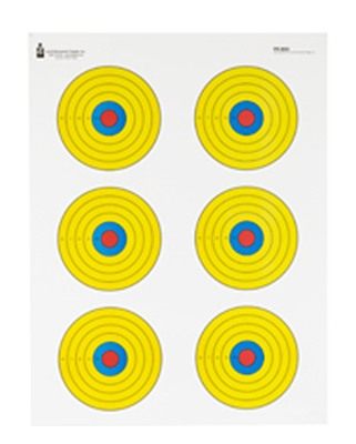 Action Target TGT Bright 6 Bullseye 100PK