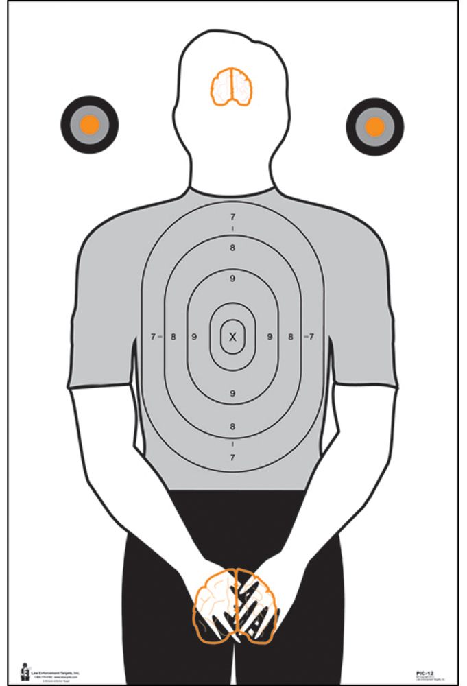 Action Target PIC12100 Entertainment Politically Incorrect Silhouette Paper
