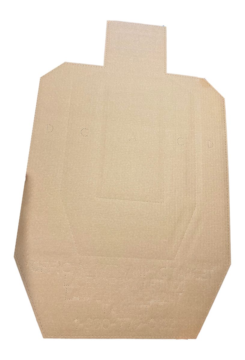 Action Target IPSC-CB Hanging Cardboard 18in x 30in 100 Ct