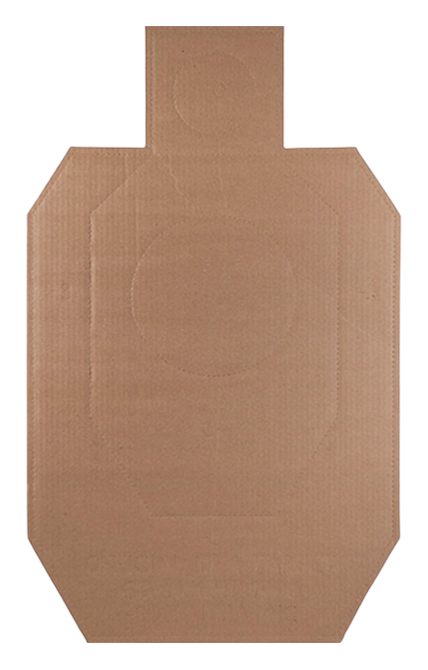 Action Target IDPACB100 Competition Torso Cutout Hanging Cardboard Brown 10