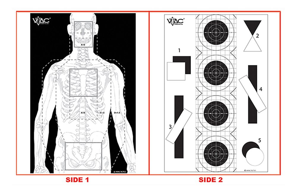 Action Target VTACP100 Sighting Advanced Training Marksmanship/Silhouette H