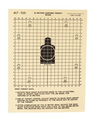ACTION TGT 25 METERS DOD M16A2 100PK