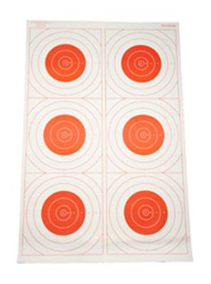 Action Target TGT Blseye Mili RED 100PK