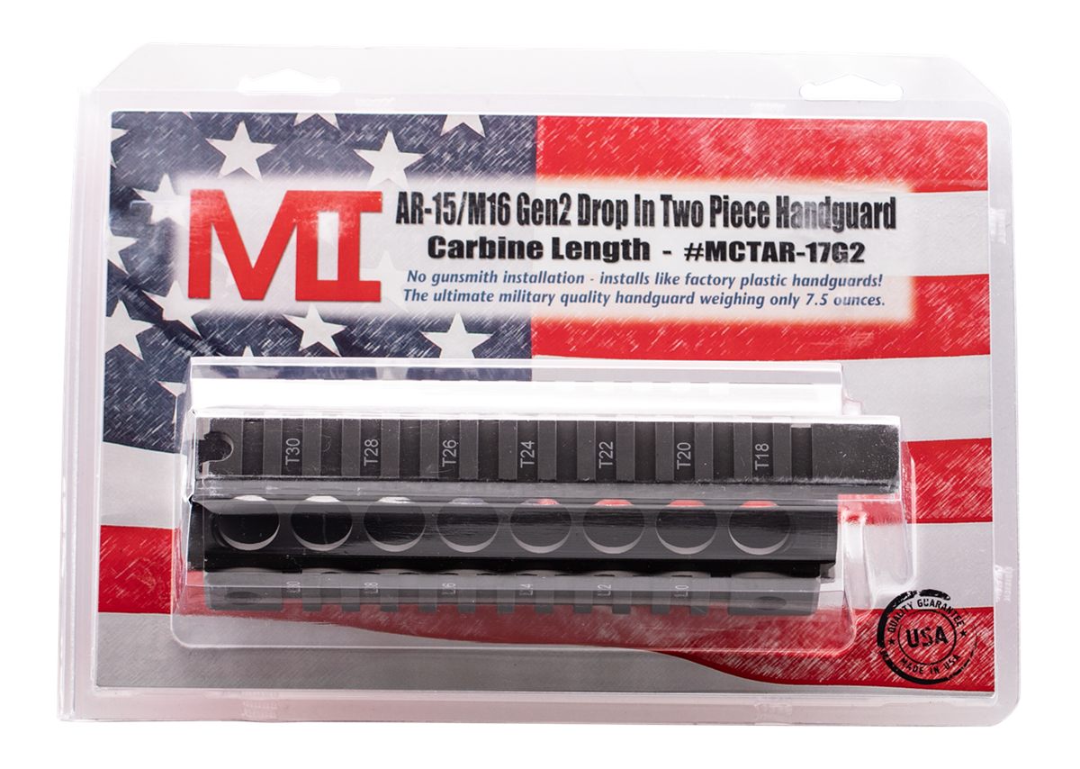 Midwest Industries MCTAR17G2 Gen 2 AR-15 6061 Aluminum Black Hard Coat Anod