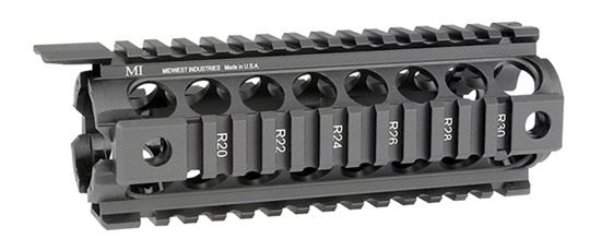 Midwest Industries MCTAR17G2 Gen 2 AR-15 6061 Aluminum Black Hard Coat Anod view 2
