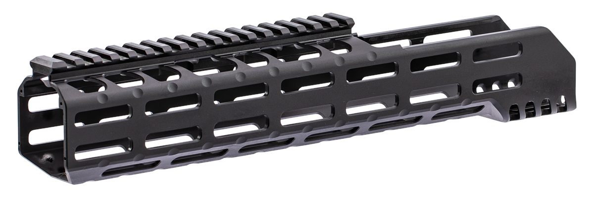 Midwest Industries MIMCXV125 Handguard made of Aluminum with Black Anodized