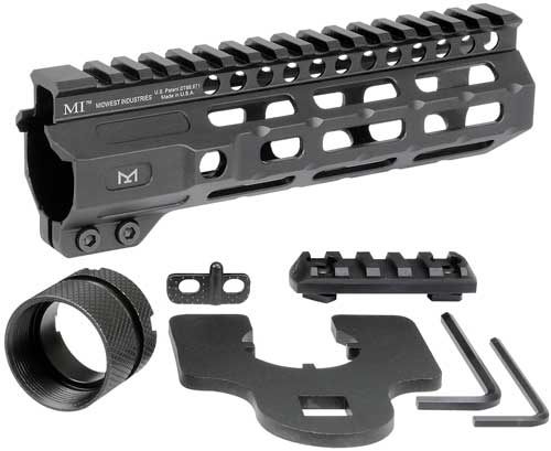 Midwest Industries Combat Rail Free Float Handguard 7in M-LOK Black view 2