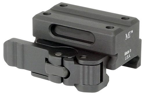 Midwest Industries Miqdmroco Trijicon MRO QD Mount Black Hardcoat Anodized view 2