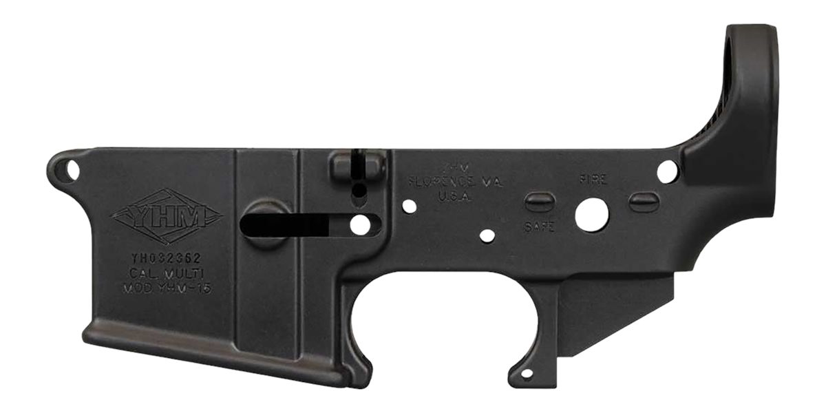 Yankee Hill Machine 125 Stripped Lower Receiver 5.56x45mm Nato 7075-T6 Alum