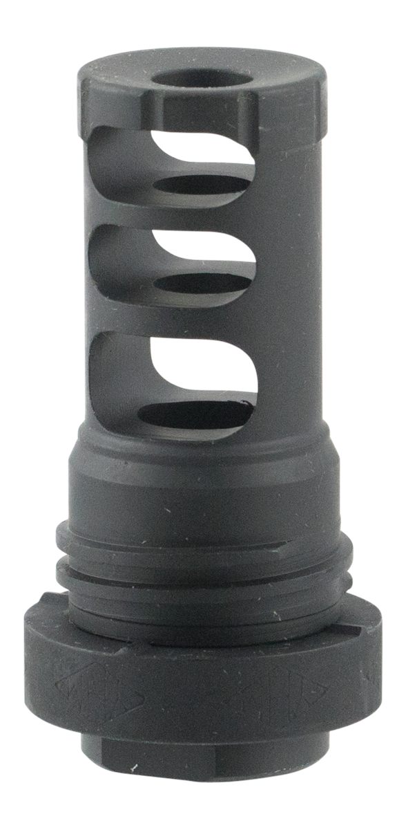 Yankee Hill Machine 5M2QD QD Muzzle Brake Black Steel with 1/2in-28 tpi Thr