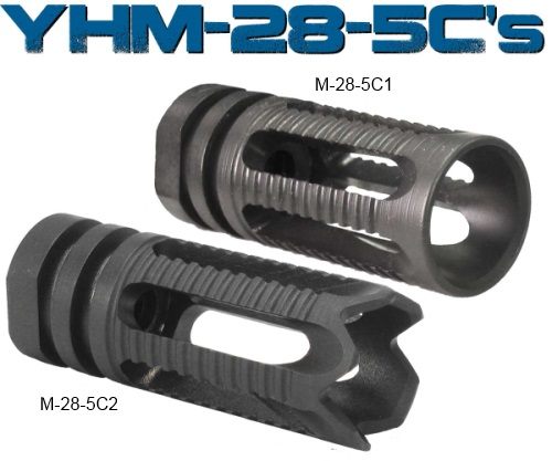 Yankee Hill Machine 285C2 Phantom Flash Hider Black Steel with 1/2in-28 tpi view 2