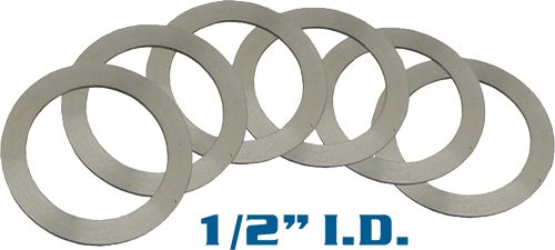 Yankee Hill Machine YHM Barrel Shim Set 1/2in Inner Diameter view 2