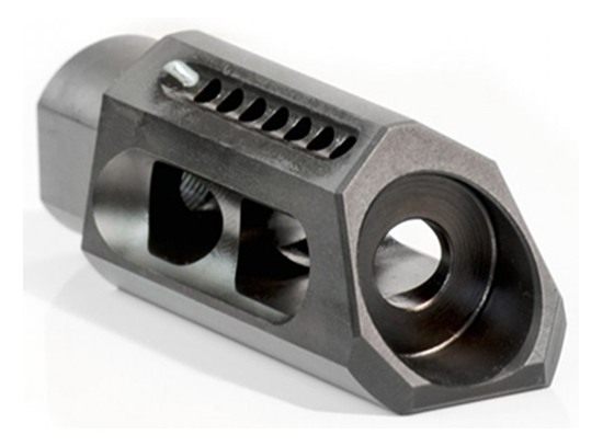 Yankee Hill Machine YHM Slant Muzzle Brake/Comp 6.8/7.62/9MM 1/2X36 Threads