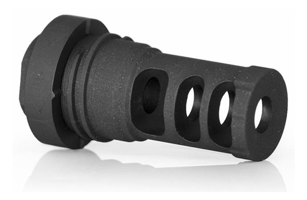 Yankee Hill Machine 4302MB24A QD Light Tactical Muzzle Brake made of Black view 4