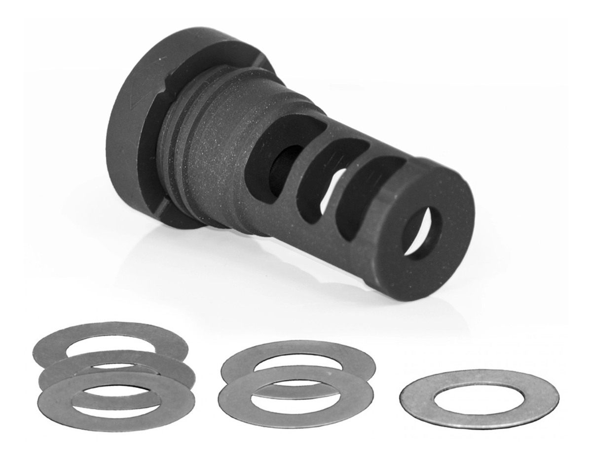 Yankee Hill Machine 4302MB28A QD Light Tactical Muzzle Brake made of Black