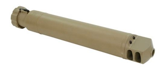 Barrett QDL Suppressor for M107A1 Up To 50 BMG 14.84in FDE w/MOLLE Case