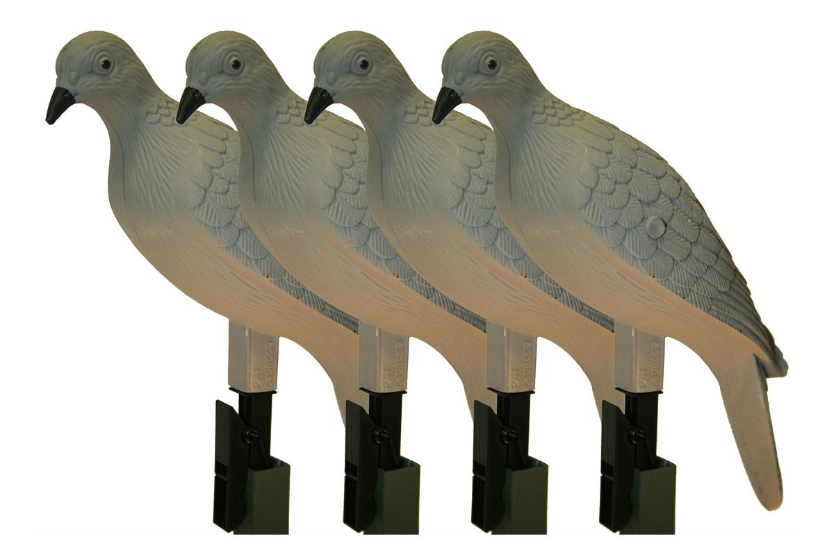 Mojo Outdoors Clip on Dove Grey Decoys, Hunting Gear and Accessories, Set o