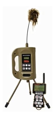 Mojo Outdoors Triple Threat E-Caller Predator Coyote Decoy 3-Part Complete view 2