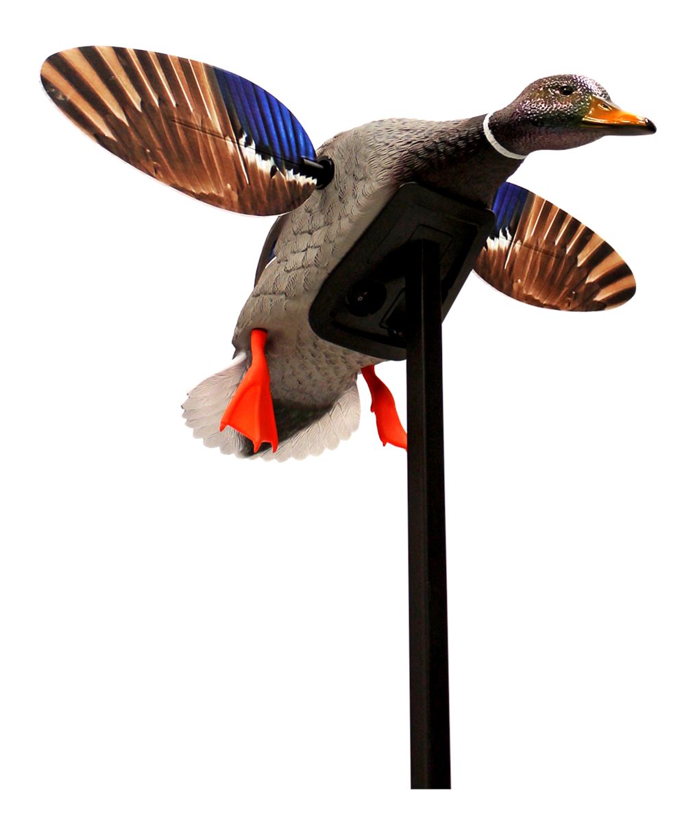 Mojo Outdoors Elite Series Mini Mallard Spinning Wing Flexible Duck Decoy f view 2