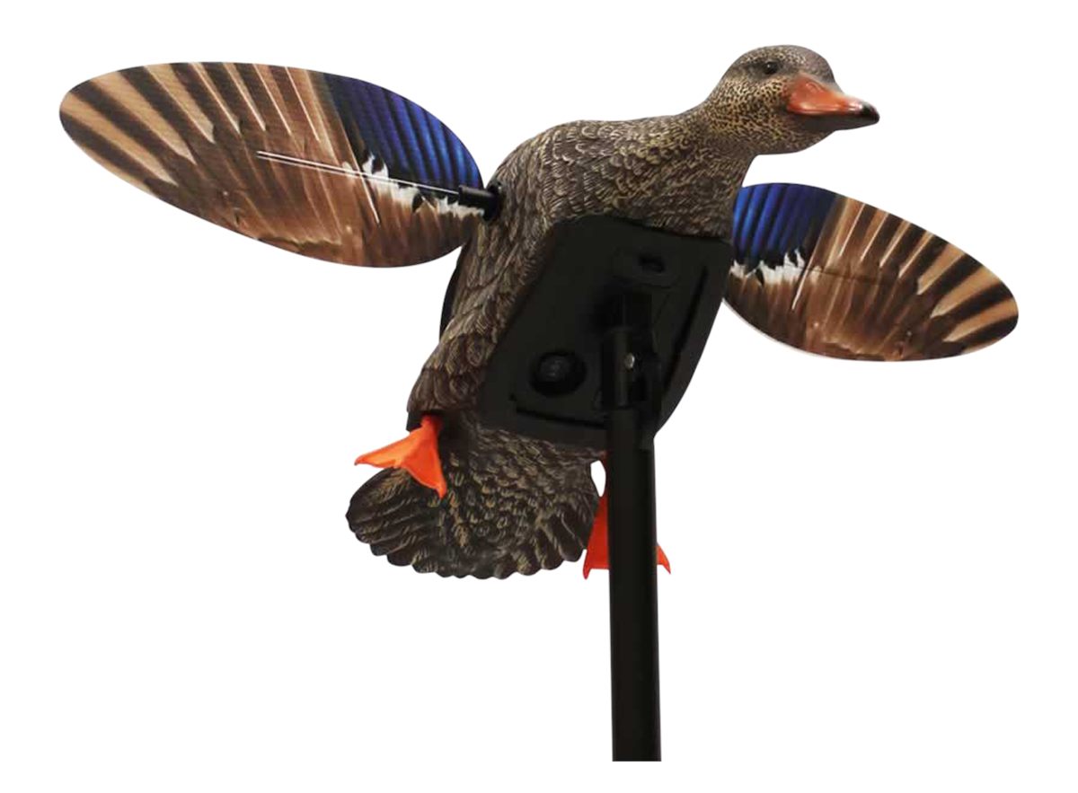 Mojo Outdoors Elite Series Mini Mallard Spinning Wing Flexible Duck Decoy f view 2