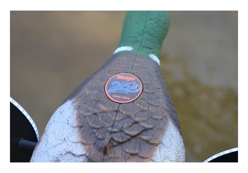 Mojo Outdoors 25th Anniversary Silver Mallard Decoy Limited Edition with Hi view 5