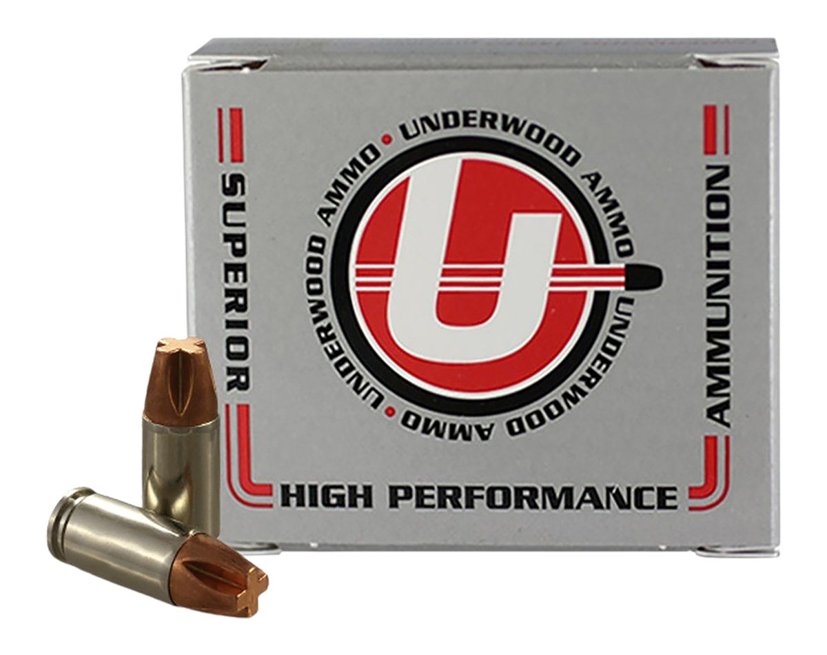 Underwood Ammo Hunting Self Defense Handgun Ammunition 9mm Luger(+P) 115gr