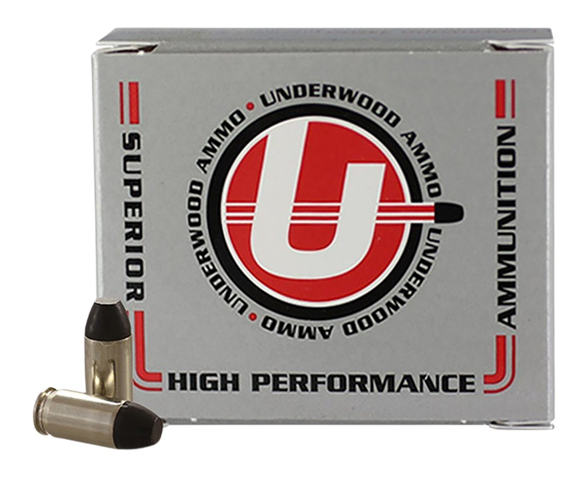 Underwood Ammo Flat Nose Black Cherry Coated Handgun Ammunition .380 ACP 10