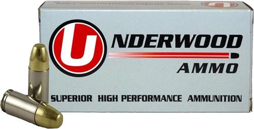 Underwood Ammo 9MM Luger +P+ 147GR FMJ 50RD 10BX/CS
