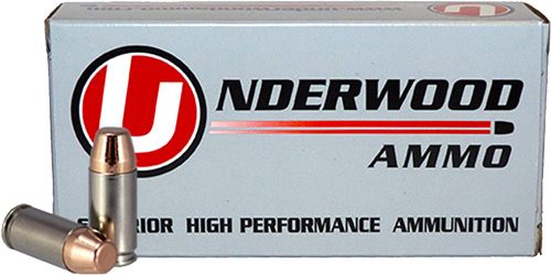 Underwood Ammo 9MM Luger +P 124GR FMJ 50RD 10BX/CS
