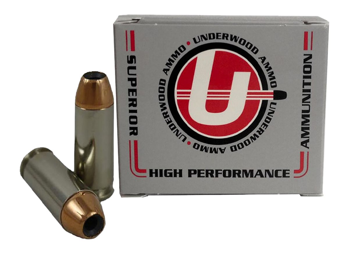 Underwood Ammo Sporting Hollow Point Handgun Ammunition 10mm Auto 135gr JHP