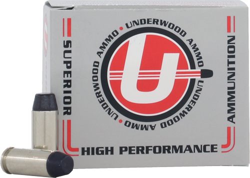 Underwood Ammo Hard Cast Flat Nose Handgun Ammunition 10mm Auto 220gr FN 12 view 2