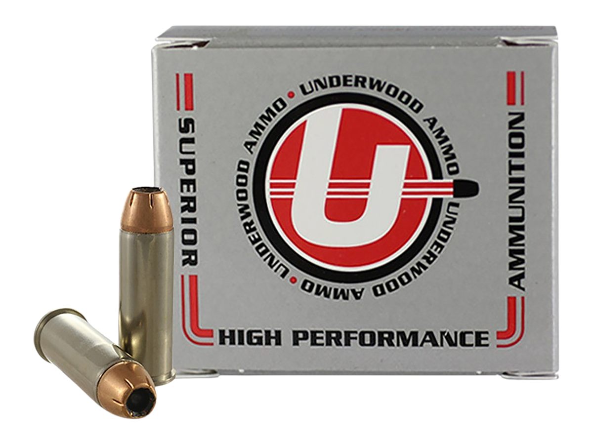 Underwood Ammo Hunting Self Defense Handgun Ammunition .44 Rem Mag 240gr JH