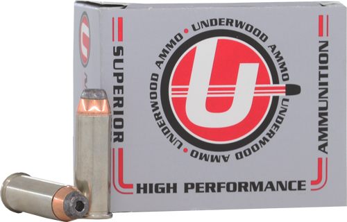 Underwood Ammo Handgun Ammunition 44 Rem Mag 200gr JHP 1650 fps 20/ct