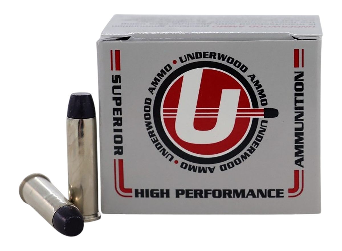 Underwood Ammo Lead Flat Nose Gas Check Handgun Ammunition 357 Mag 180gr LF