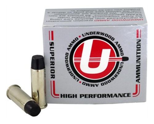 Underwood Ammo Lead Long Flat Nose Gas Check Handgun Ammunition .44 Rem Mag view 2