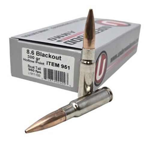 Underwood Ammo 951 Custom Competition 8.6 Blackout 300gr Hollow Point Boat view 3