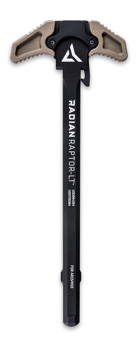 Radian Weapons R0149 Raptor LT Lightweight Ambi Charging Handle, FDE, Fits view 2
