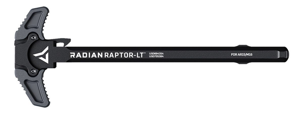 Radian Weapons R0150 Raptor LT Lightweight Ambi Charging Handle, Stealth Gr