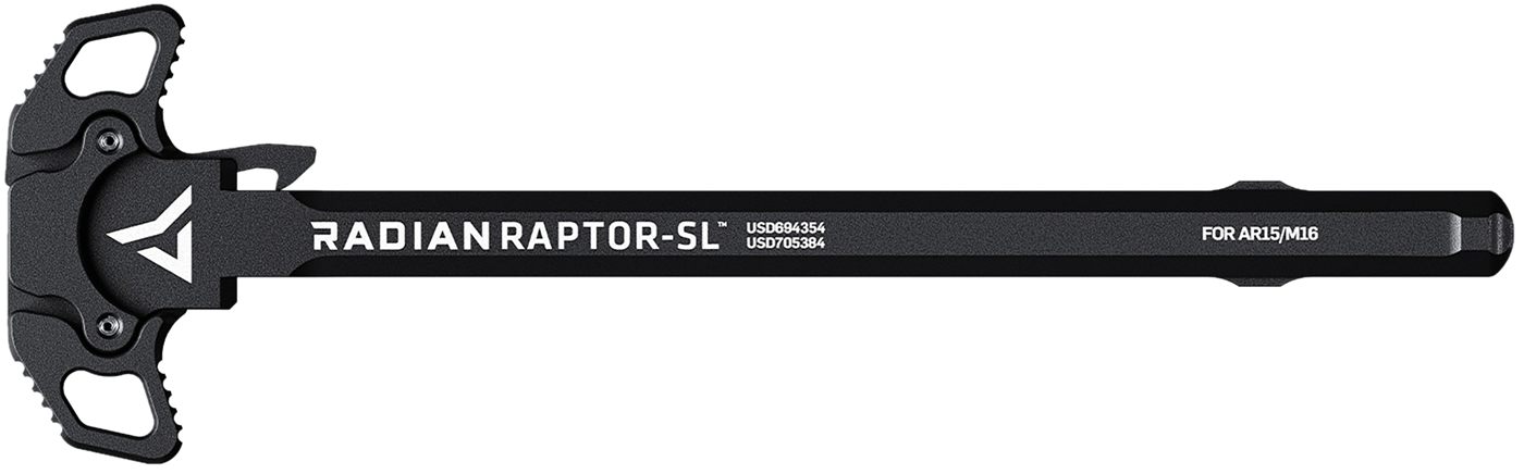 Radian Weapons R0176 Raptor SL Ambi Charging Handle, Black, Line Handles, F