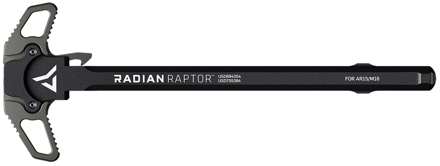 Radian Weapons R0560 Raptor Ambi Charging Handle, Gray, Fits Mil-Spec AR-15