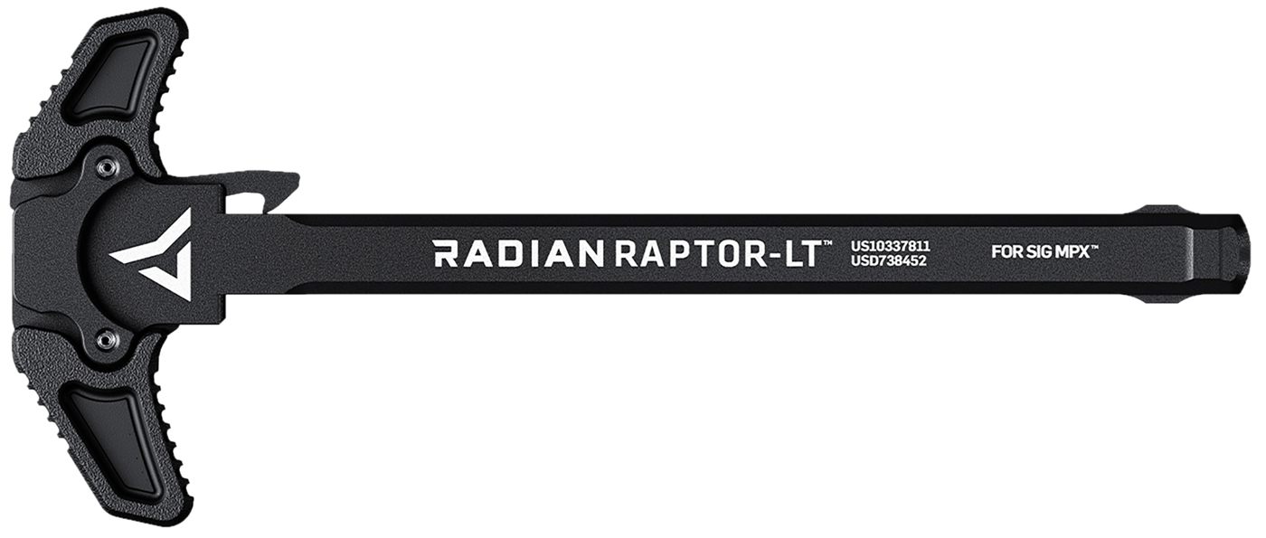 Radian Weapons R0367 Raptor LT Lightweight Ambi Charging Handle, Black, Fit