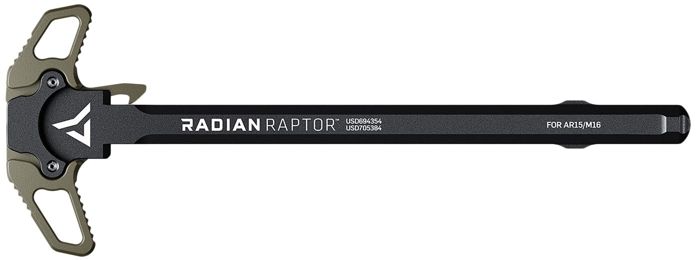 Radian Weapons R0375 Raptor Ambi Charging Handle, OD, Fits Mil-Spec AR-15/M
