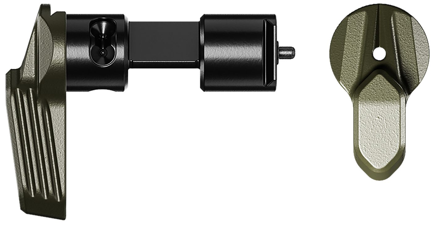 Radian Weapons R0381 Talon 45/90 Ambi Safety, OD, Fits Mil-Spec AR-15/AR-10